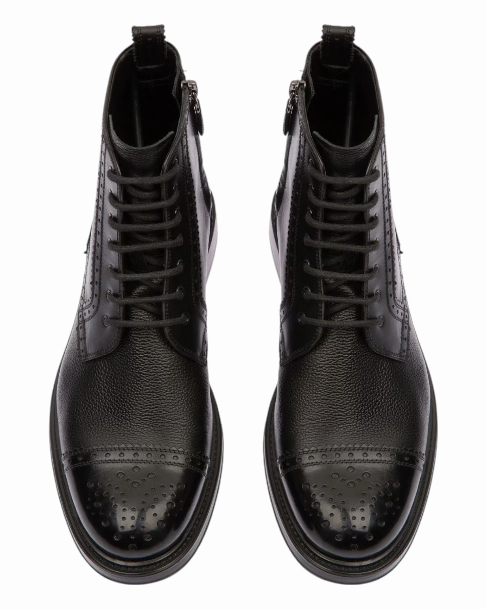 Bally Nicoldon 6301514 Men's Black Calf Plain Leather Boots
