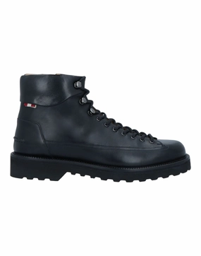 Bally Norkwel 6239796 Men's Black Calf Leather Ankle Boots Mens Winter & Rain Boots clearance