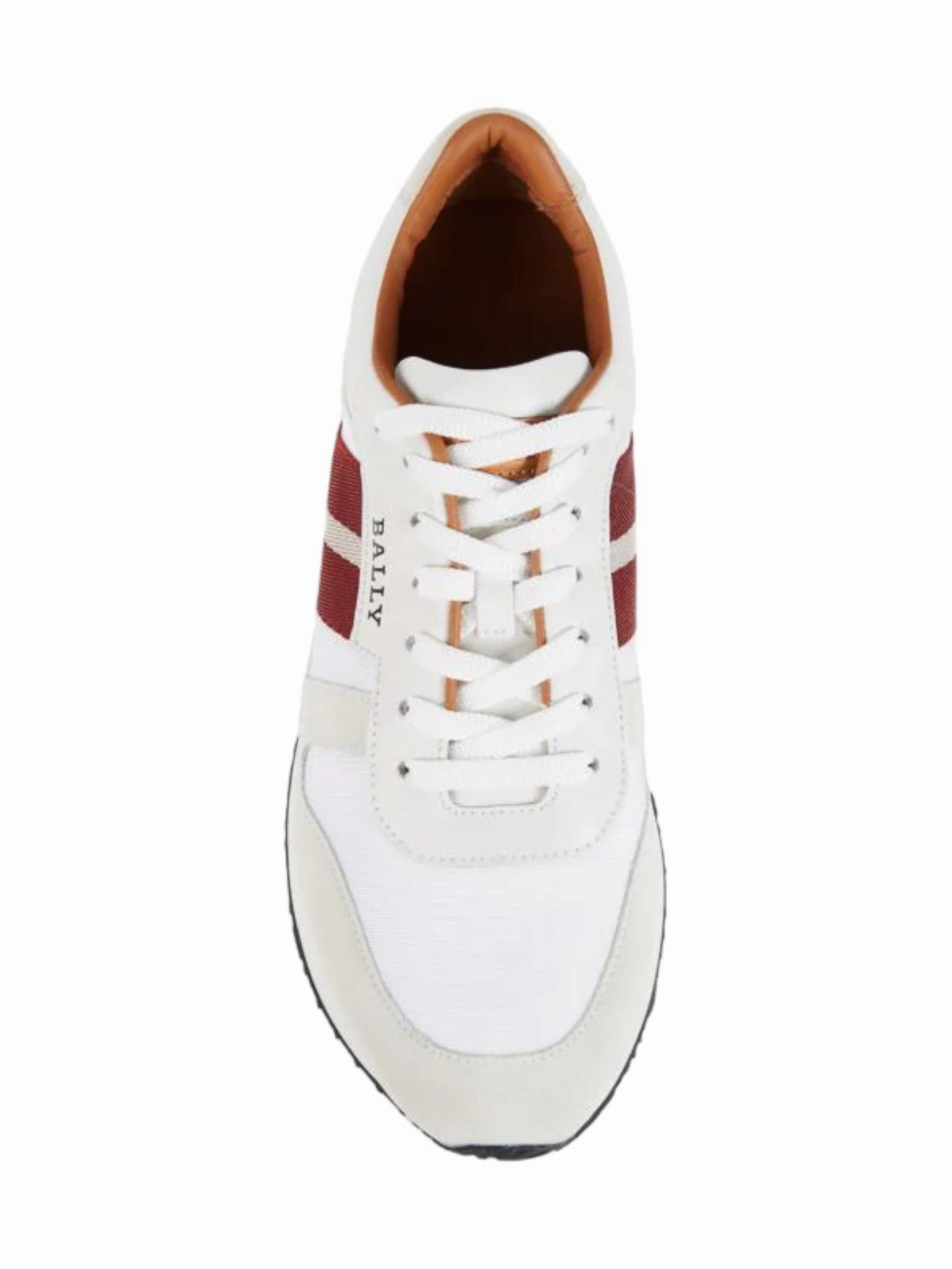 Bally Sprinter Men's 6238402 White Leather Suede Sneakers
