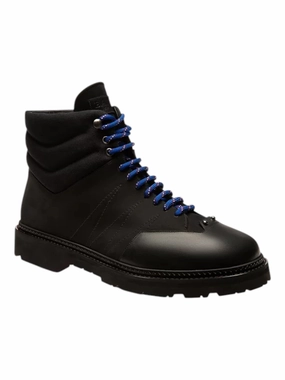 Bally Zeber 6228246 Men's Black Calf Plain Leather Boots Mens Winter & Rain Boots clearance