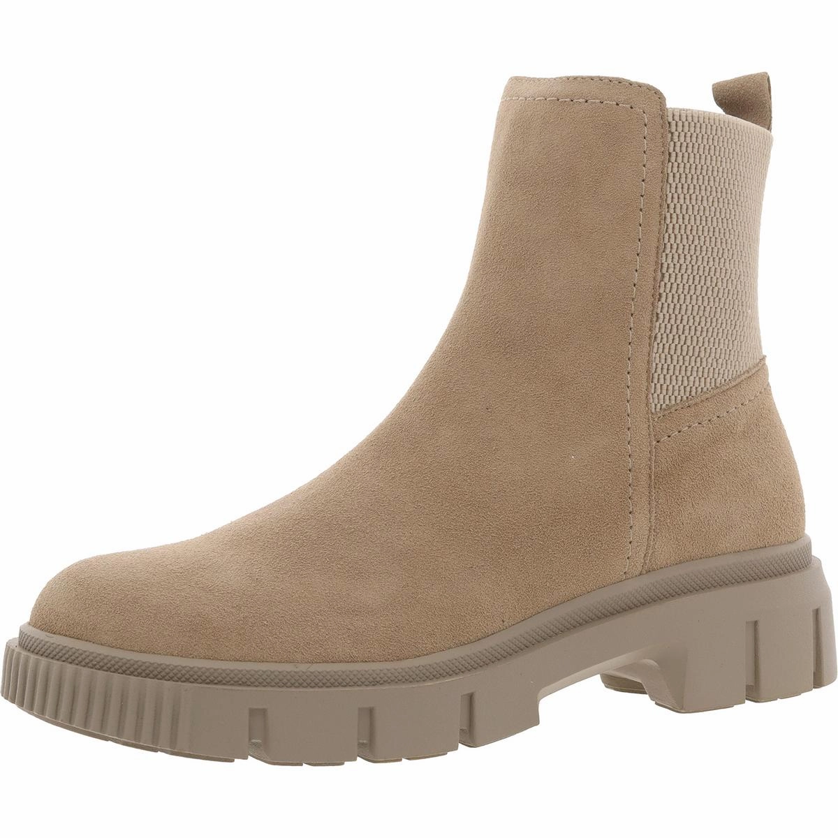 Bandit Womens Zipper Suede Chelsea Boots Discount Boots for Women