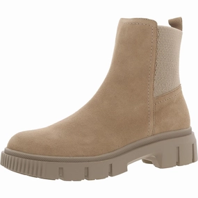Bandit Womens Zipper Suede Chelsea Boots Discount Boots for Women
