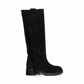Banner-F Boot BLACK SUEDE Womens Boots & Booties promotion