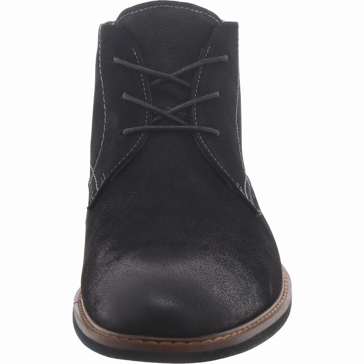 Baran Mens Nubuck Lace-Up Chukka Boots