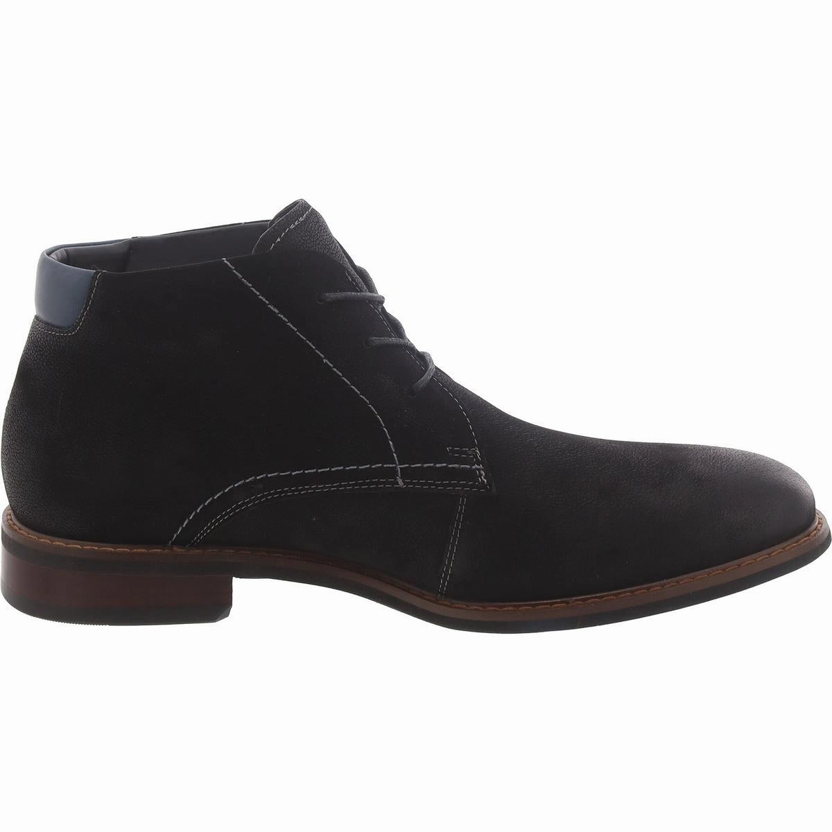 Baran Mens Nubuck Lace-Up Chukka Boots