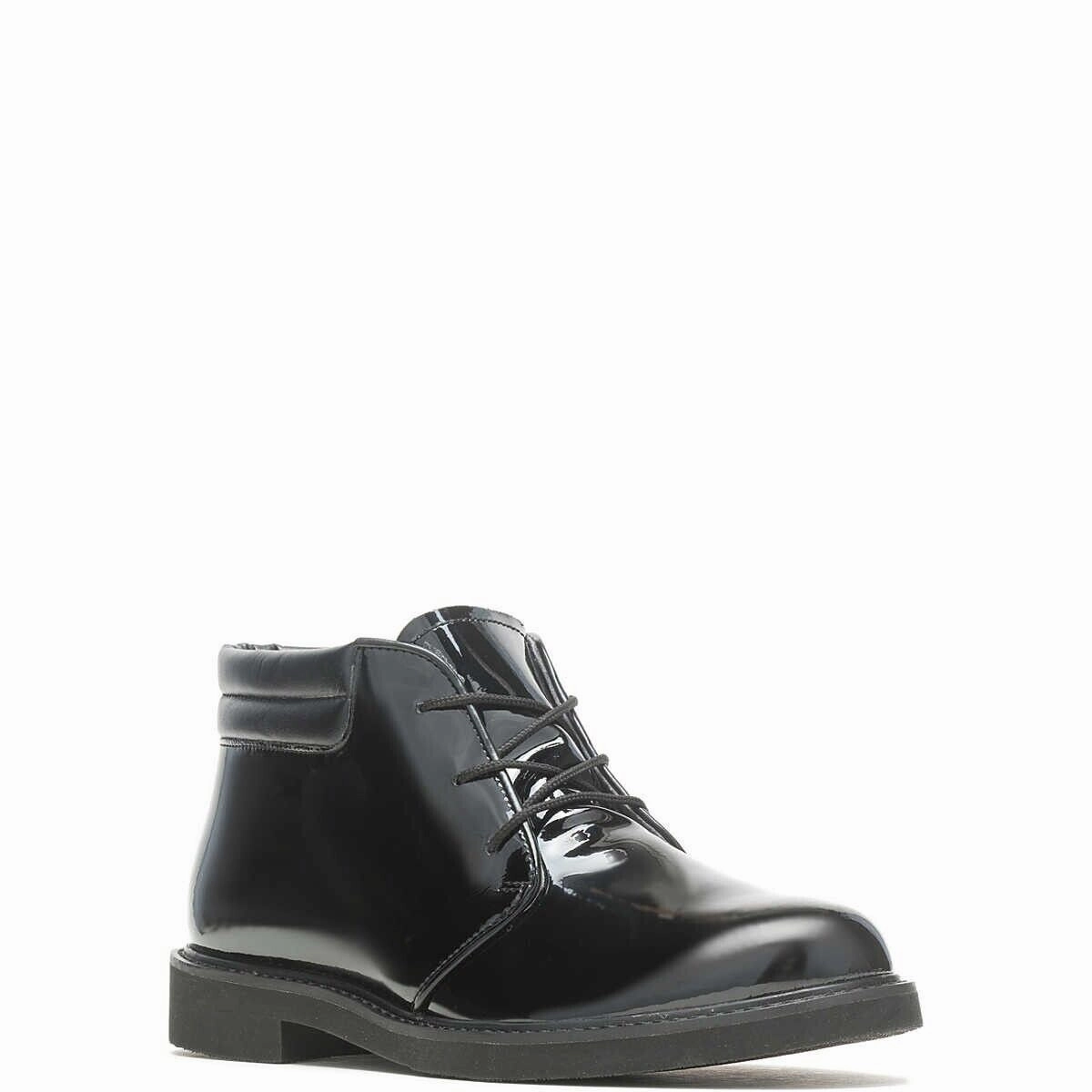Bates Sentinel E01830-001 Chukka Boots Men's 8 Black High Gloss Leather KHD1349