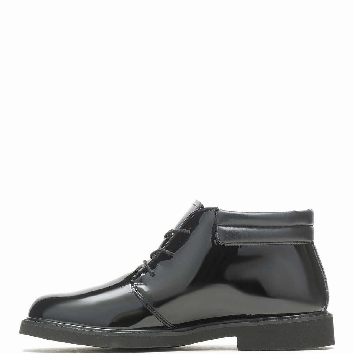 Bates Sentinel E01830-001 Chukka Boots Men's 8 Black High Gloss Leather KHD1349