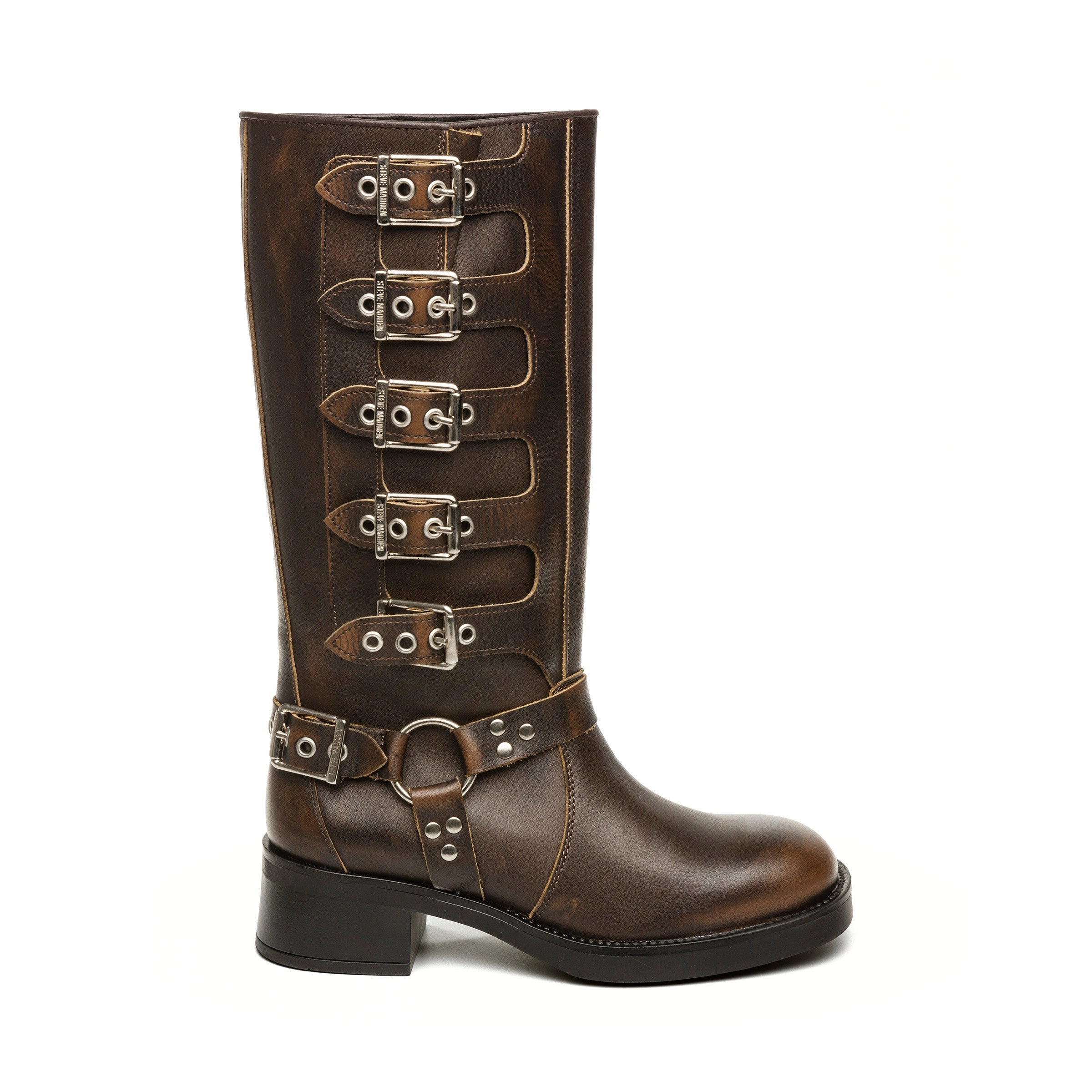 Battle Boot BROWN LEATHER Womens Boots & Booties promotion