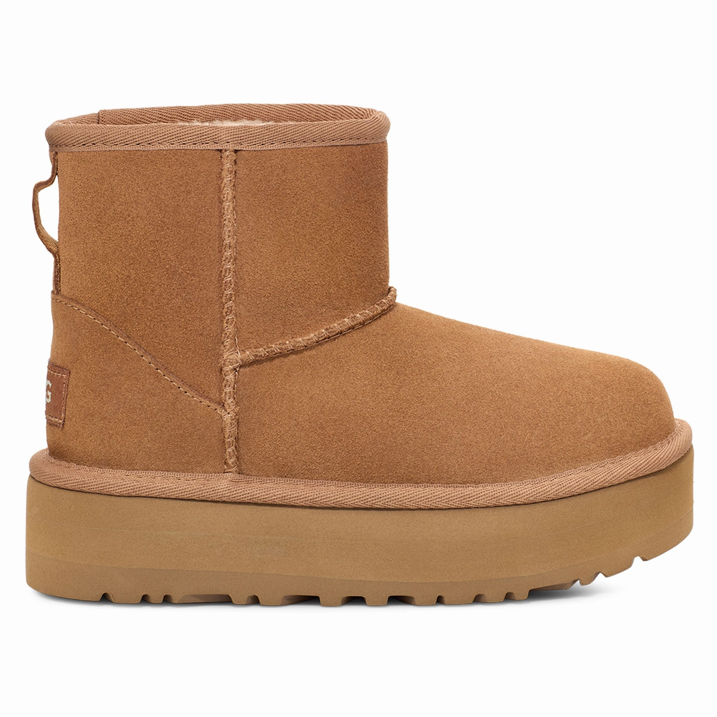 Beige Classic Mini Platform Boots Girls Boots & Booties sale