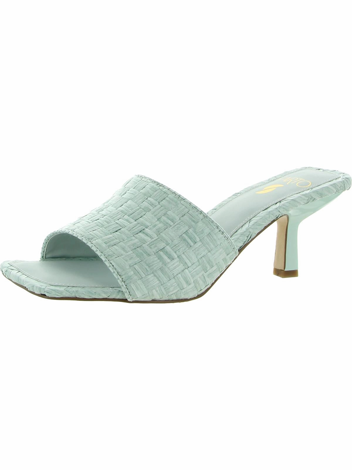 Betty 4 Womens Woven Slip On Heels