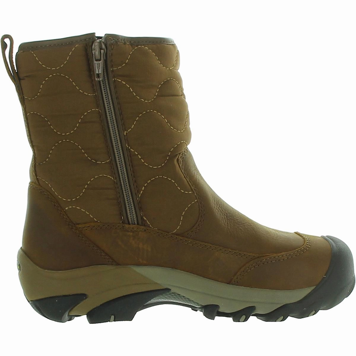 Betty Womens Leather Quilted Winter & Snow Boots