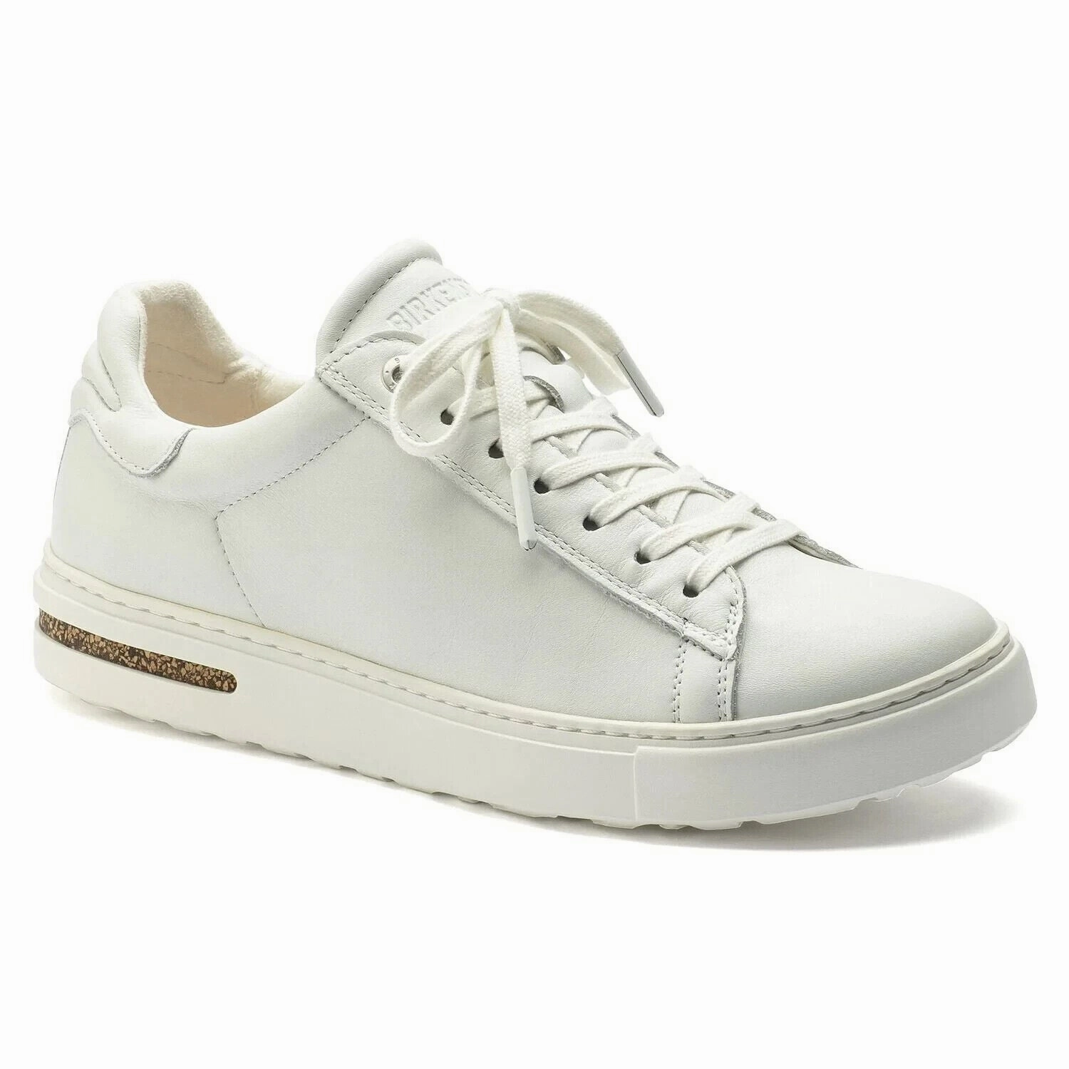 Birkenstock Bend 1017724-100 Sneaker Unisex White Leather Lifestyle Shoe ZPO2035