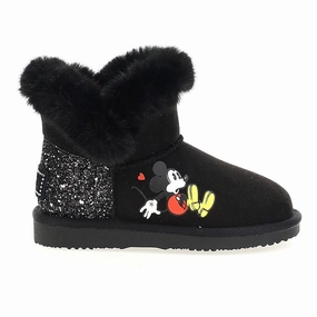 Black Disney Fur Boots Discount Girls Shoes with deals