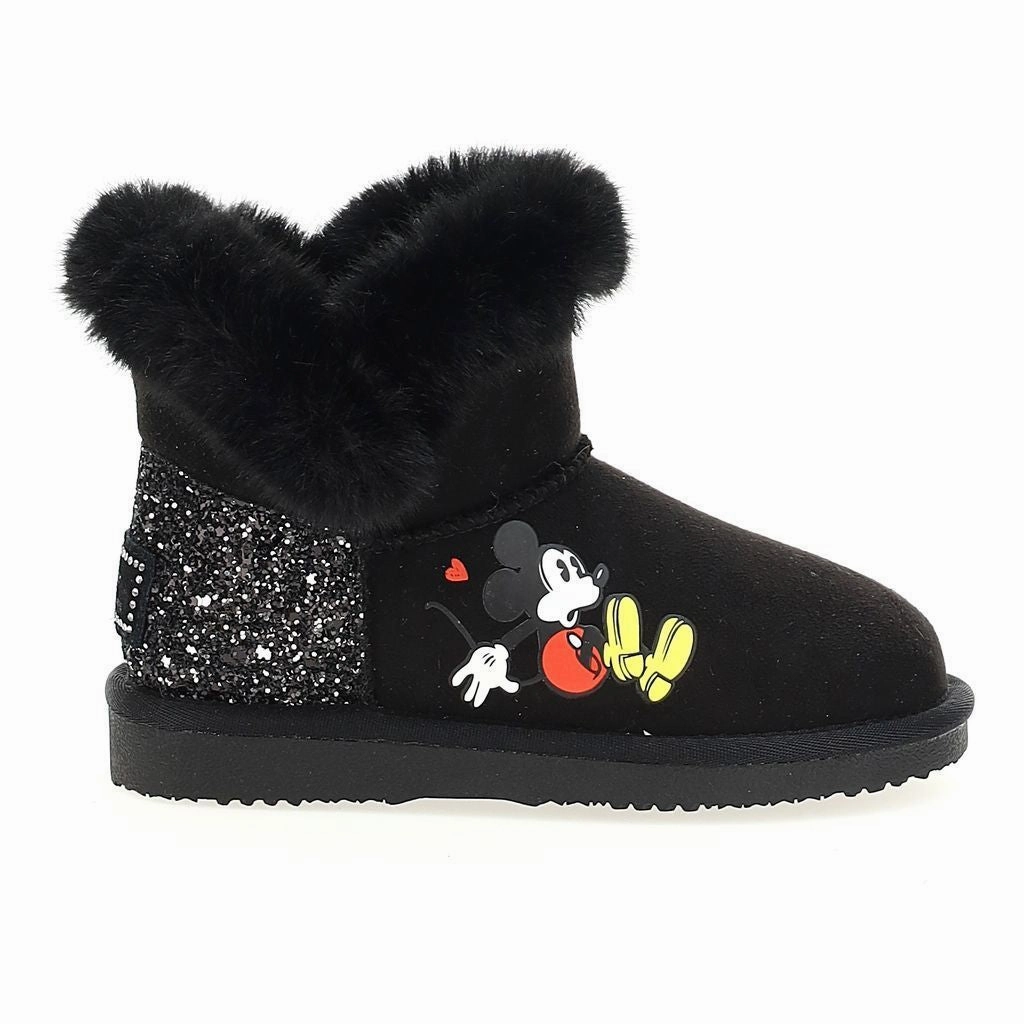 Black Disney Fur Boots Discount Girls Shoes with deals