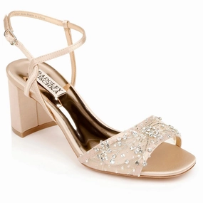 Blaine Womens Satin Jeweled Heels Womens Sandals with big discounts