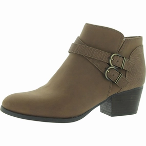 Blaire Womens Double Buckle Round Toe Shooties High-quality Womens Boots discount