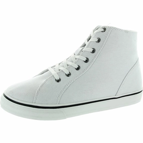 BLAKELY Womens Cushioned Footbed Canvas High-Top Sneakers Womens Sports Shoes clearance