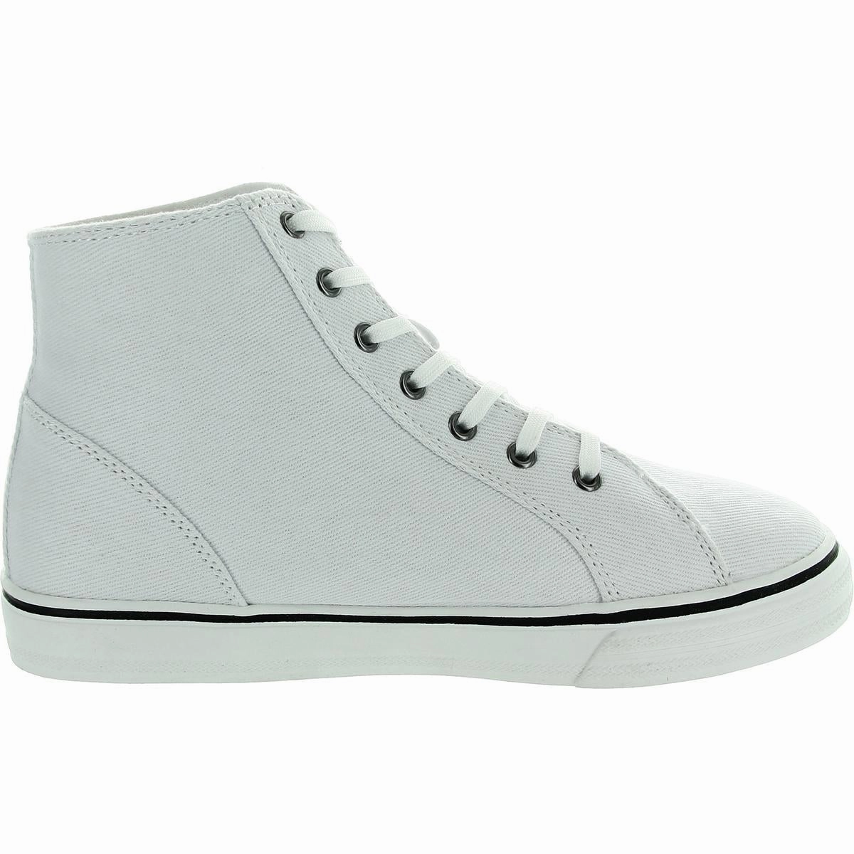 BLAKELY Womens Cushioned Footbed Canvas High-Top Sneakers