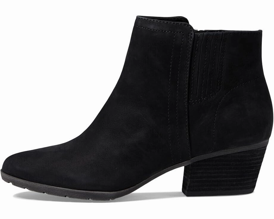 Blondo Valli 2.0 B6708-005 Boot Women 7.5 Black Nubuck Waterproof Bootie KHD1751