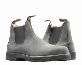 Blundstone 587 Classic Chelsea Boots Rustic Black Pull-On Adult BL587 Buy Mens Chukkas online shop