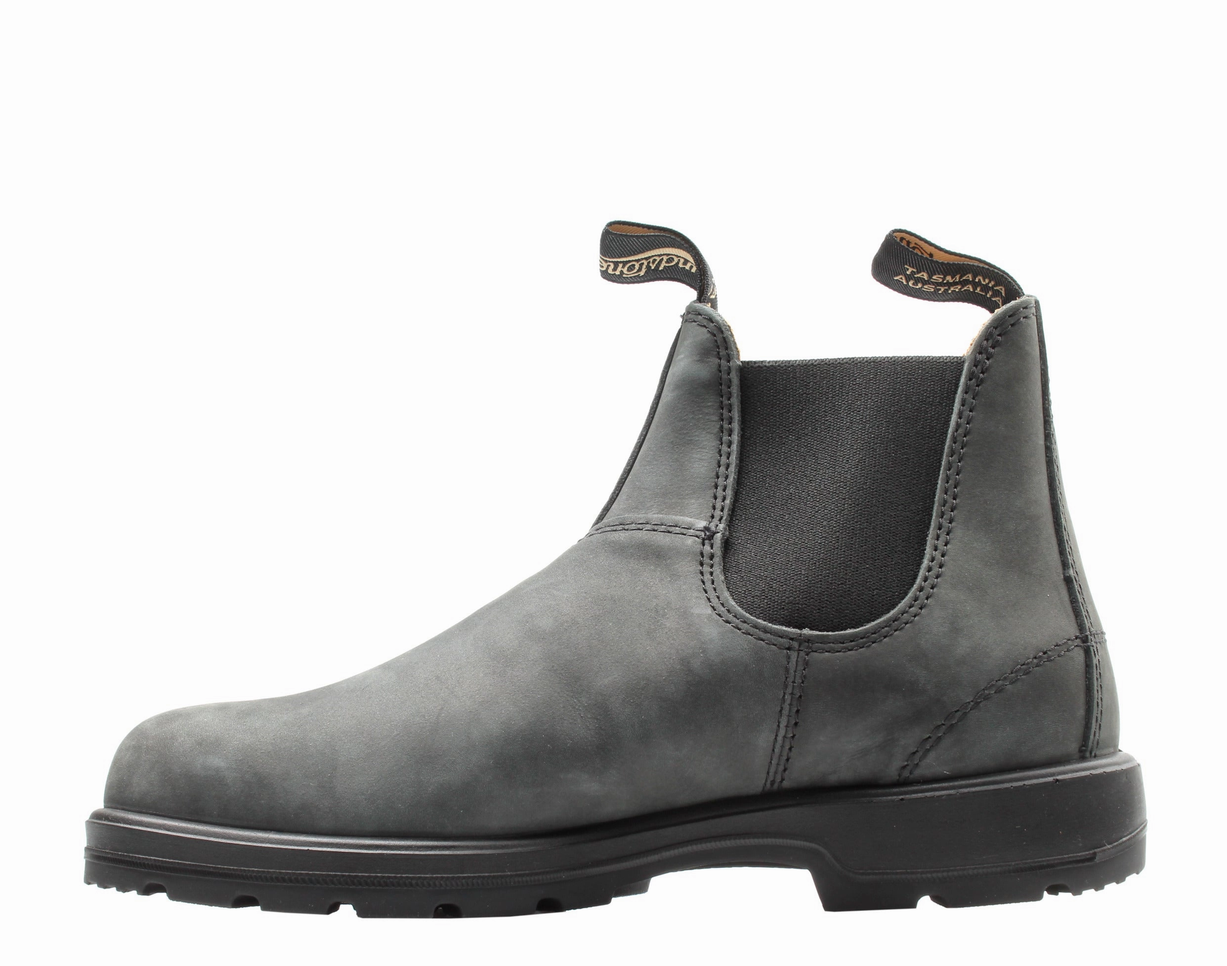 Blundstone 587 Classic Chelsea Boots Rustic Black Pull-On Adult BL587