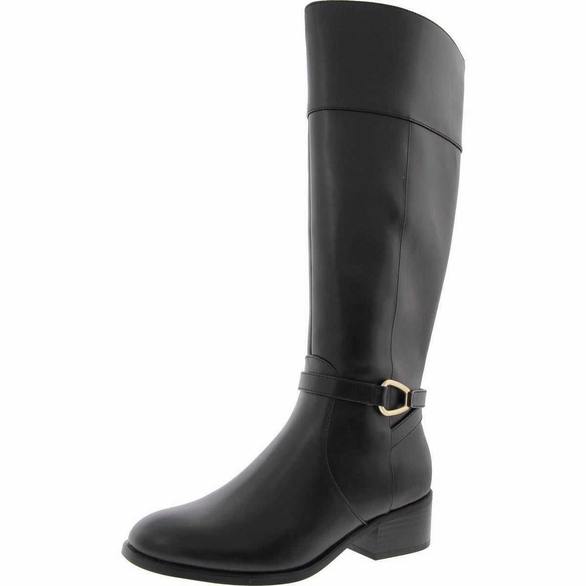 BNDENIE3 Womens Buckle Manmade Knee-High Boots Discount Boots for Women