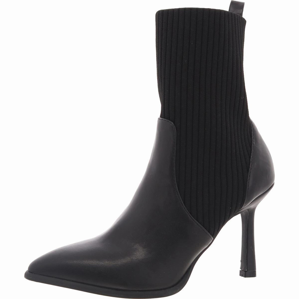 Bobbie Womens Ribbed Knit Mid-Calf Boots Womens Boots clearance deals