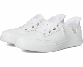 Bobs by Skechers Skip Cute - BCute Classic Sneakers Women's US 8.5 White DWA410 Womens Sports Shoes clearance