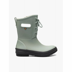 Bogs Amanda II Lace 537823 Rain Boots Women's Jade Waterproof Comfort DWA180 Womens Boot Deals Today