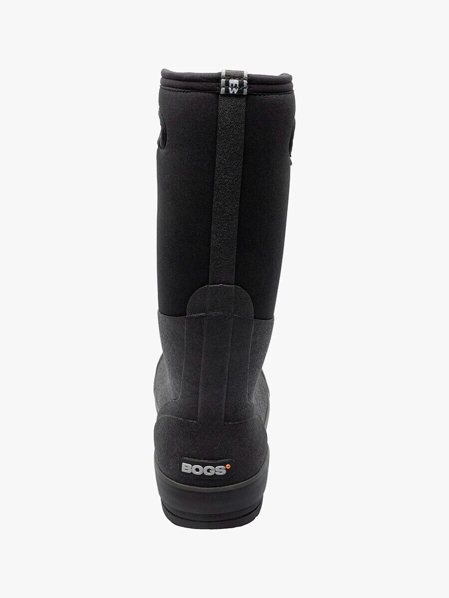Bogs Classic II 73035W-001 Womens 6 Black Waterproof Wide Calf Farm Boots KHD374