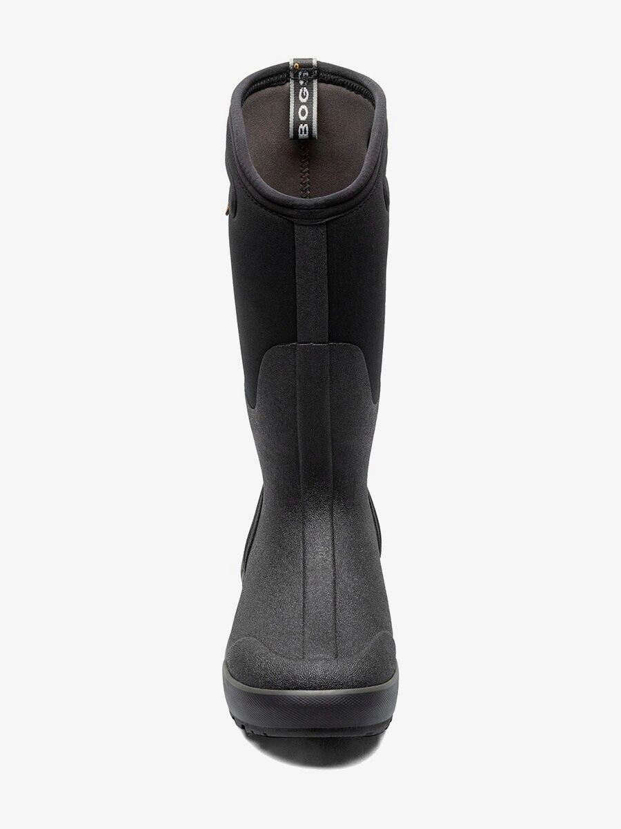 Bogs Classic II 73035W-001 Womens 6 Black Waterproof Wide Calf Farm Boots KHD374