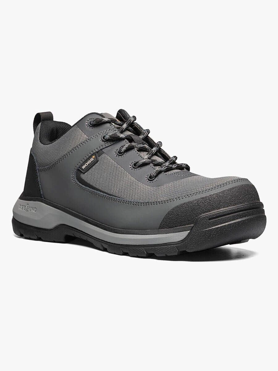 Bogs Shale Low CT 72672CT-062 Men's US 15 Gray Composite Toe Work Boots KHD425 Mens Athletic Shoes clearance sale