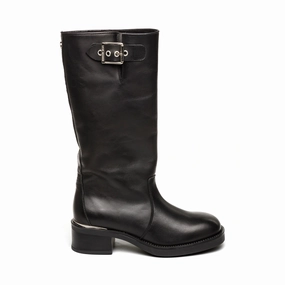 Bonna Boot BLACK LEATHER Womens Boots & Booties promotion