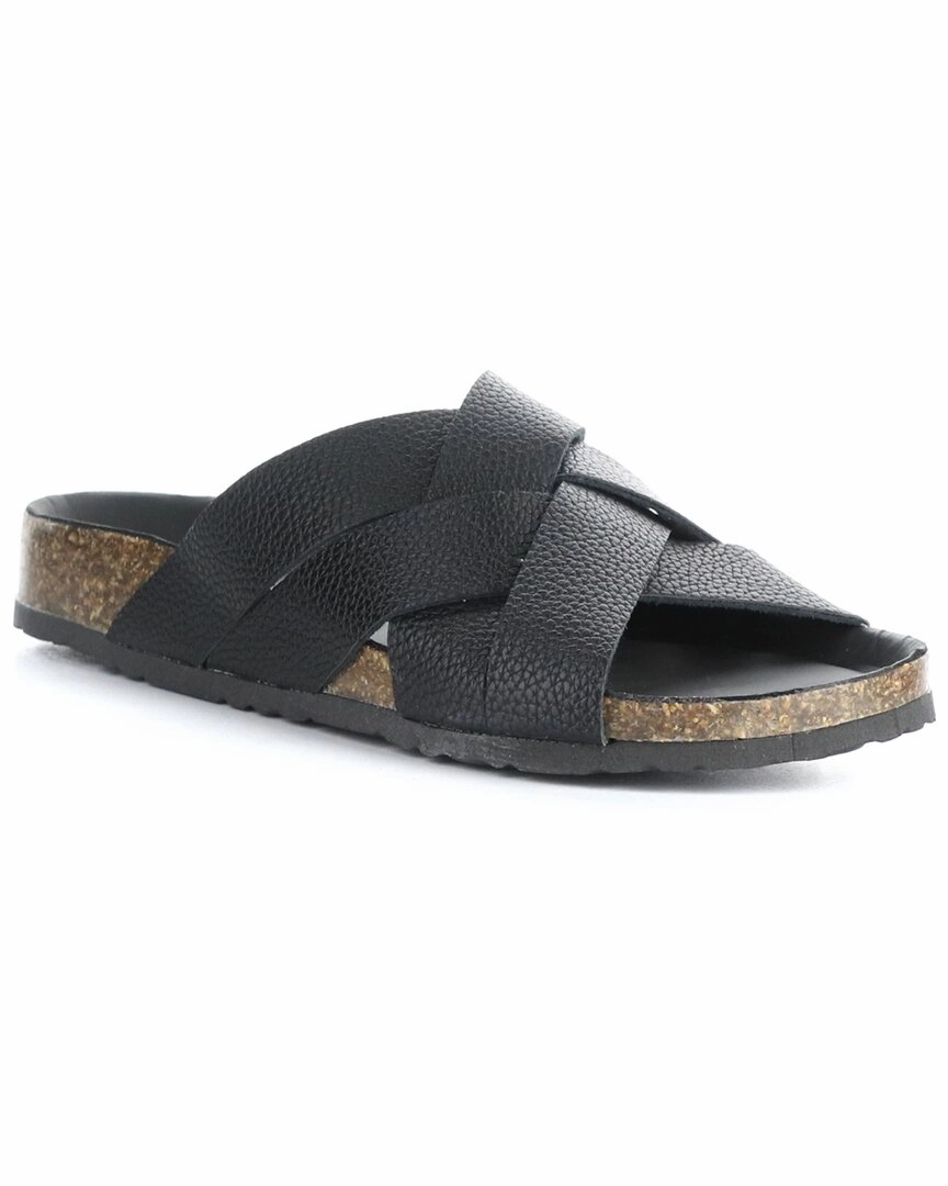 BOS & CO Mattie Leather Sandal Cheap Womens Slide Sandals