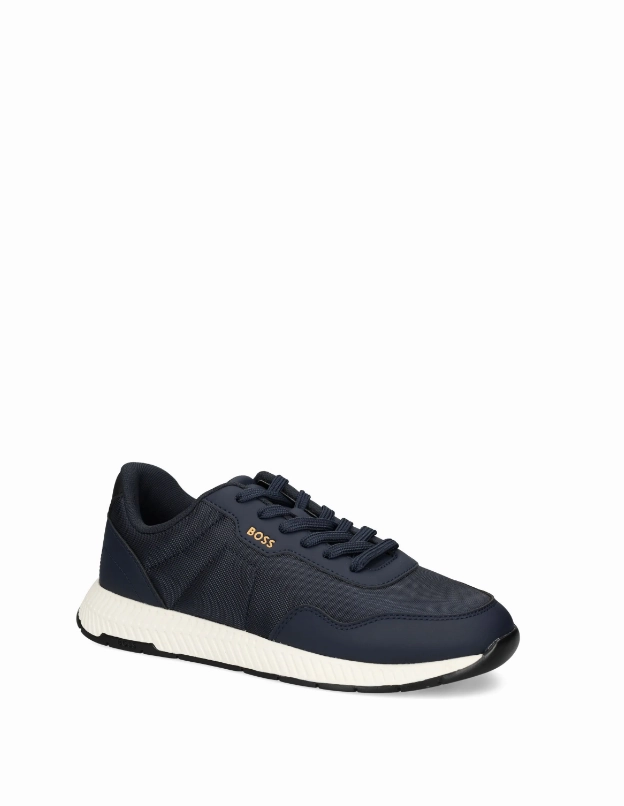 BOSS Titanium navy blue sneakers