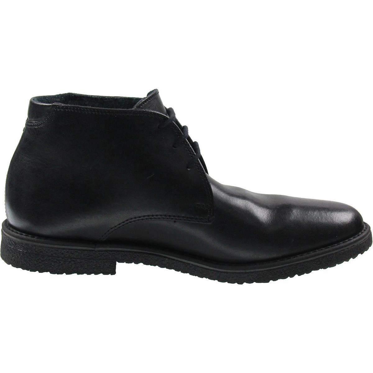 Boswell Mens Lace-Up Faux Leather Chukka Boots