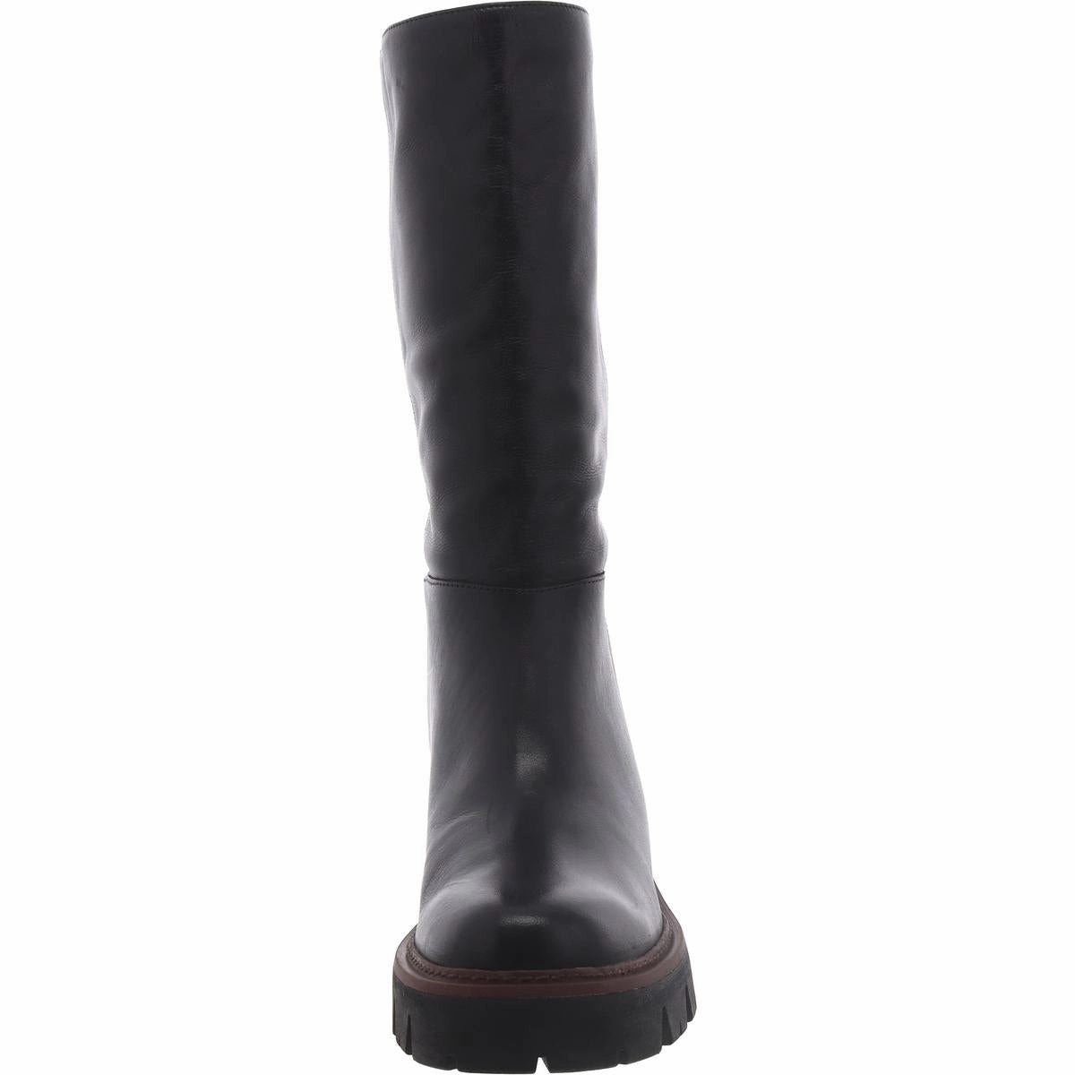 Bota Womens Leather Pull On Knee-High Boots