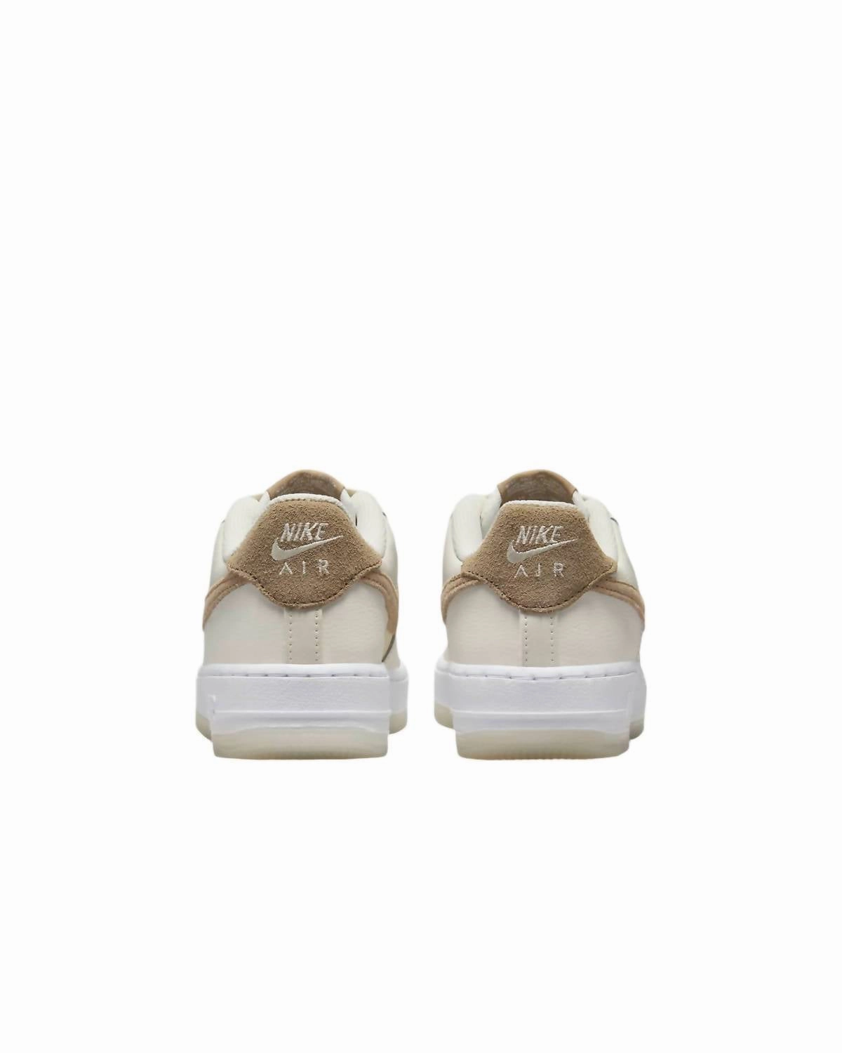 Boy's Air Force 1 Lv8 5 Gs Sneakers In Sail/khaki-Coconut Milk-White