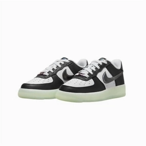 Boy's Air Force 1 Lv8 Gs Sneakers In White/vapor Green-Black Boys Shoes cheap deals