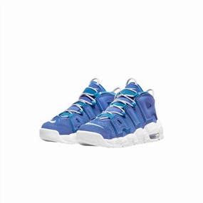 Boy's Air More Uptempo Gs Sneakers In Medium Blue / White Boys Shoes cheap deals