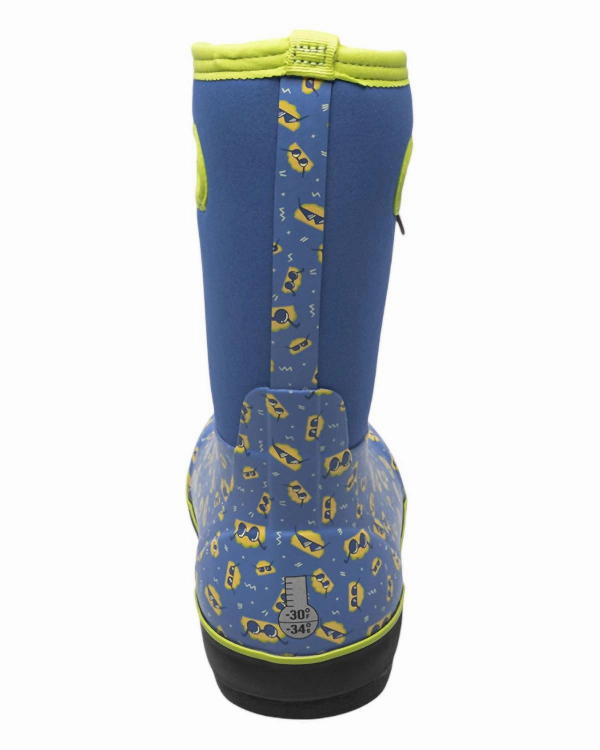Boy's Classic Tacos Boots In Blue Multi
