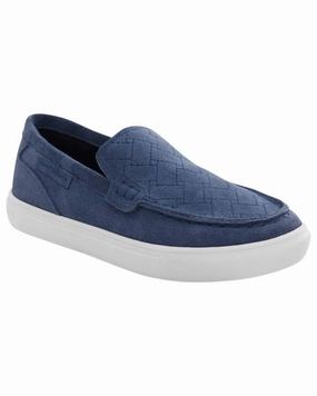 Boy's Hugo Slip On Sneakers In Navy Discount Boys Sports Shoes online