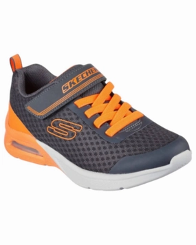 Boy's Max Sneakers In Charcoal/orange Discount Boys Sports Shoes online