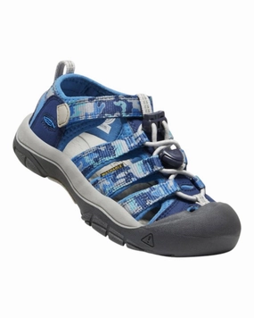 Boy's Newport Sandal In Camo Bright Cobalt Discount Boys Sports Shoes online