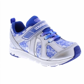 Boy's Rainbow Sneakers In Silver/blue Discount Boys Footwear online