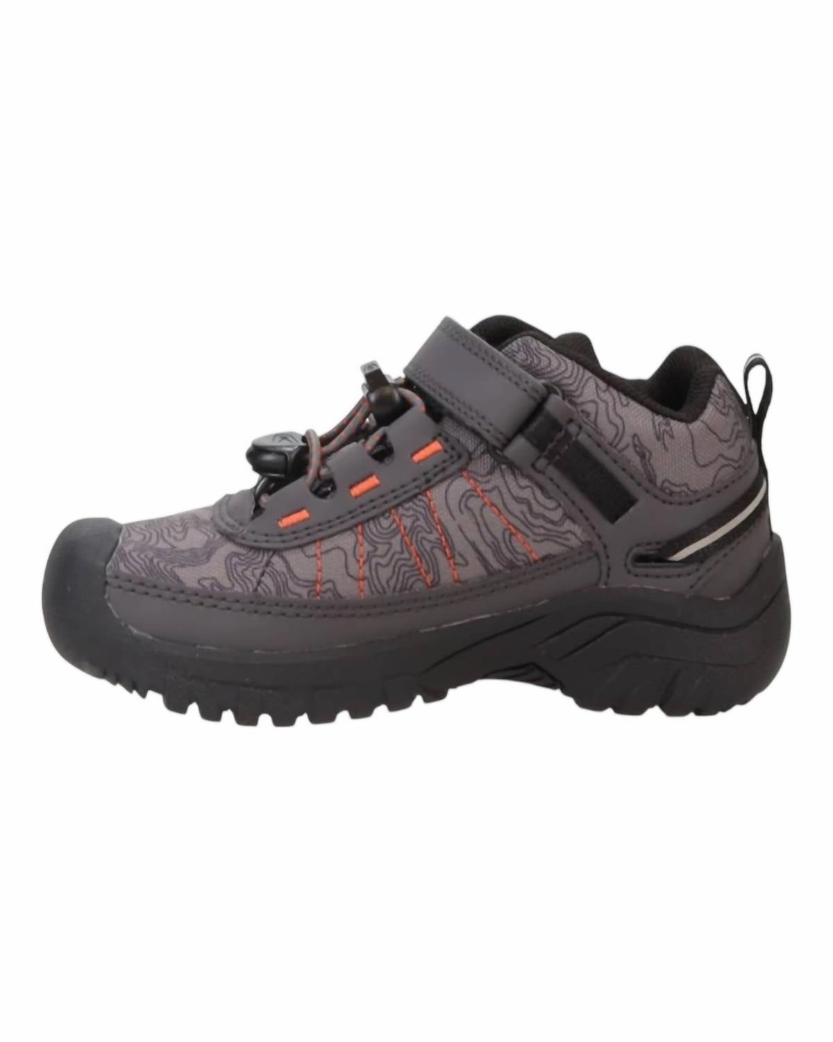 Boy's Targhee Sport Shoes In Magnet/scarlet
