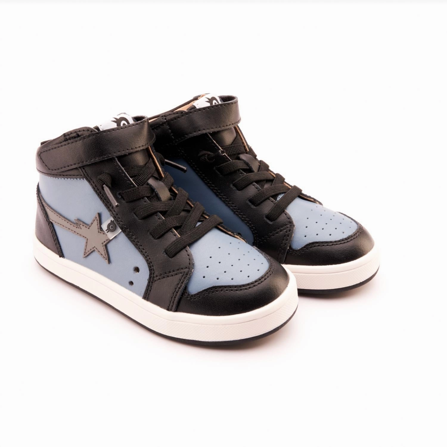 Boy's Team Star High Top Sneaker In Indigo/grey/black/white Athletic Sneakers for Boys cheap