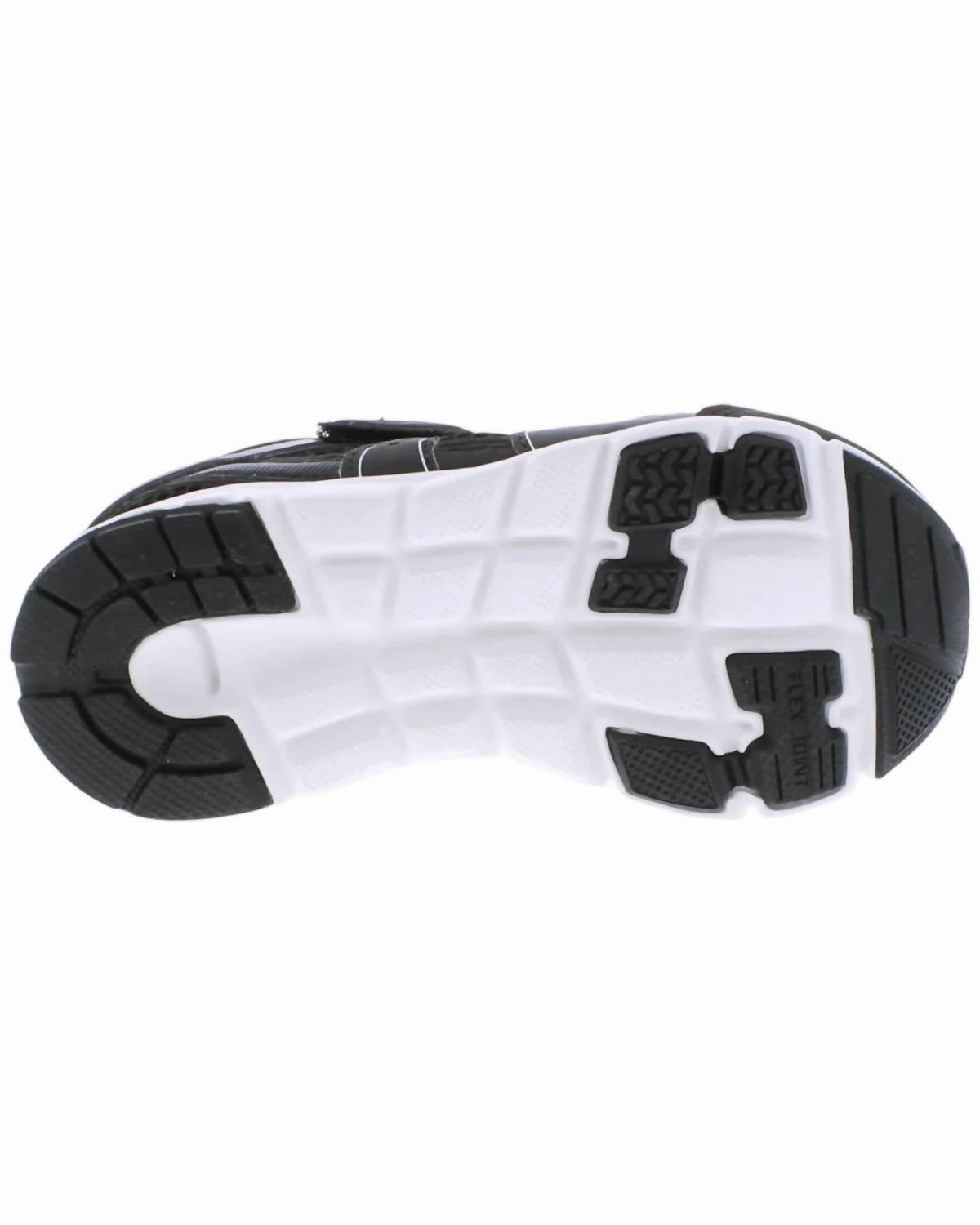 Boy's Velocity Sneakers In Black/silver