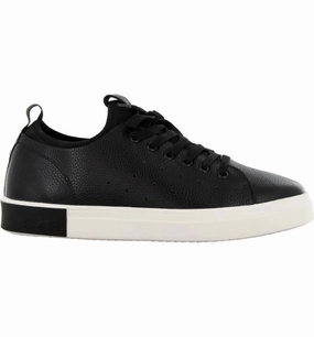 Boys' Leather Sneaker In Black Boys Shoes cheap deals