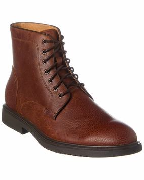 Brass Mark Plain Toe Leather Boot Sale on Mens Chukka Footwear